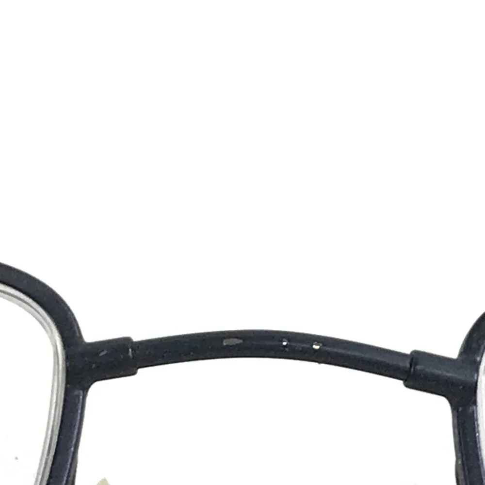 Flexon by Marchon Eyeglasses Frames 455 BLUE SUEDE Rectangle Half Rim 52-19-140